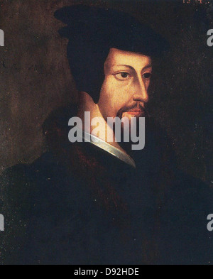 Jean Calvin oder John Calvin, John Calvin, französischer Theologe und Pastor während der Reformation. Stockfoto