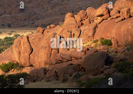 Felsformationen, Ranch Koiimasis, Tiras Bergen, Süd-Namibia, Afrika Stockfoto