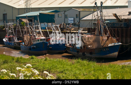 Shell-Angeln Boote Fisher Flotte Kings Lynn Stockfoto