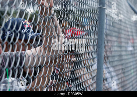 Montreal, Kanada. 9. Juni 2013. Motorsport: FIA Formula One World Championship 2013, Grand Prix von Kanada, fans Credit: Dpa picture-Alliance/Alamy Live News Stockfoto