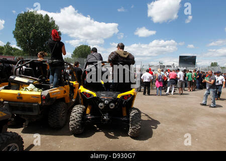 Montreal, Kanada. 9. Juni 2013. Motorsport: FIA Formula One World Championship 2013, Grand Prix von Kanada, Fans Credit: Dpa picture-Alliance/Alamy Live News Stockfoto