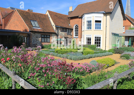 Das Tudor House Garden, Southampton, Hampshire, UK Stockfoto
