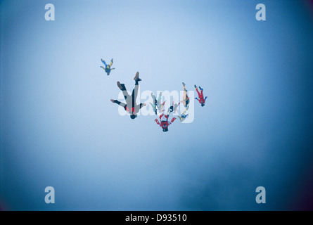 Fallschirmspringer, Stockholm, Schweden. Stockfoto