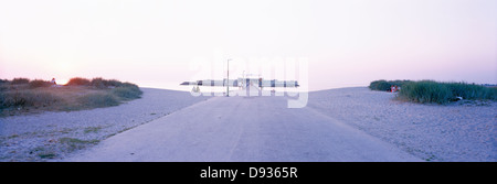 Der Strand in Malmö, Schweden. Stockfoto