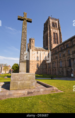 Durham Kathedrale in der Stadt Durham. Es ist eine eingetragene UNESCO World Heritage Site. Stockfoto