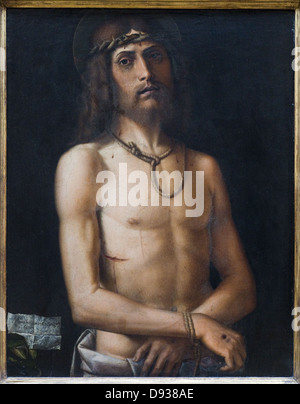 Bartolomeo Cincani aka Montagna Ecce Homo 1500 XVI th Jahrhundert italienische Scholl Öl auf Leinwand, Louvre-Museum - Paris. Stockfoto