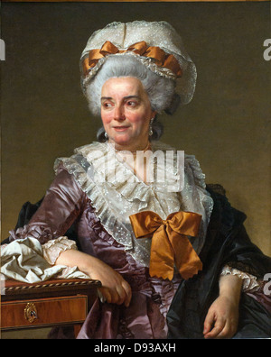 Jacques-Louis David Madame Charles-Pierre Pécoul 1785 Museum Louvre - Paris Stockfoto