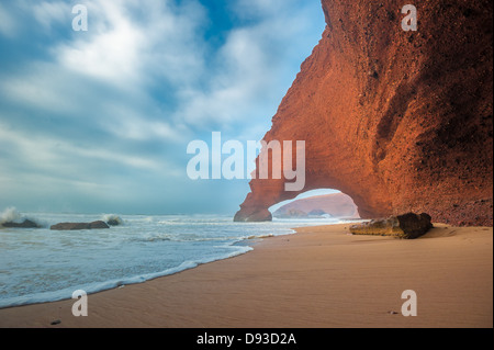 Legzira Strand, Marokko Stockfoto