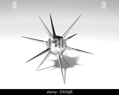 Mir - Chrom Stockfoto