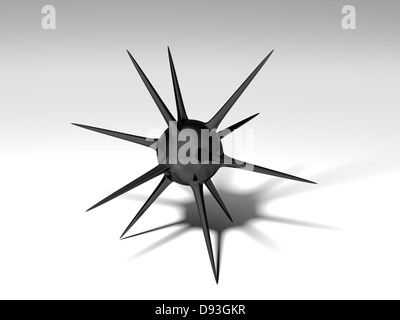 Mir - schwarz Stockfoto