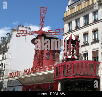 Moulin Rouge, Paris, Frankreich. Stockfoto