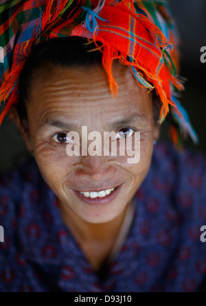 Khmu Minderheit Frau, Xieng Khouang, Laos Stockfoto