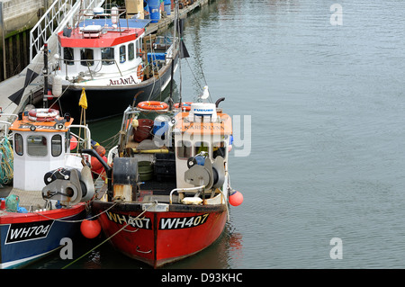 Angelboote/Fischerboote Weymouth Dorset England UK Stockfoto