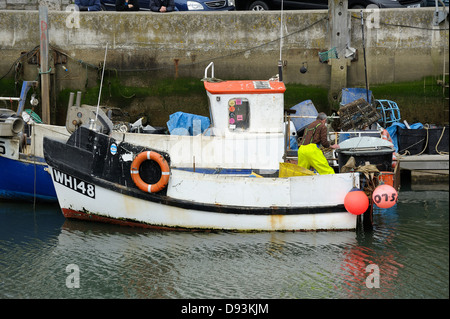 Fischerei Trawler Weymouth Dorset England uk Stockfoto