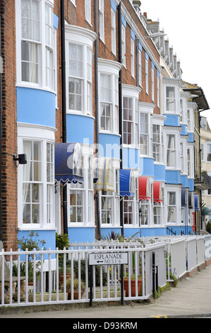 Hotels und Hostels Esplanade Weymouth, Dorset England uk Stockfoto