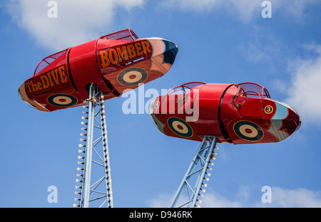 Carters alt altmodisch-Jahrmärkte, Bild von zwei Stukas in aufrechter Stellung genommen. Stockfoto