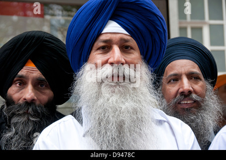 Rund 15.000 Kalistan Sikhs in London 1984 Massaker erinnern, wenn Tausende bei Angriff auf goldenen Tempel getötet wurden Stockfoto