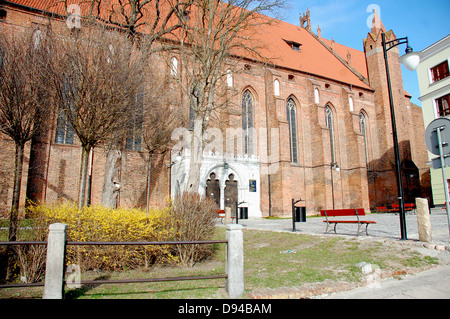 Kwidzyn.Poland.Marienwerder. 14. Jahrhundert gotische Backstein-Ordensburg Burg des Deutschen Ordens Stockfoto