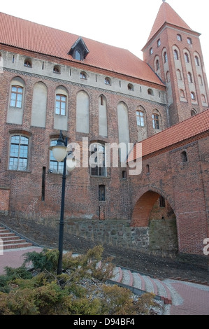Kwidzyn.Poland.Marienwerder. 14. Jahrhundert gotische Backstein-Ordensburg Burg des Deutschen Ordens Stockfoto