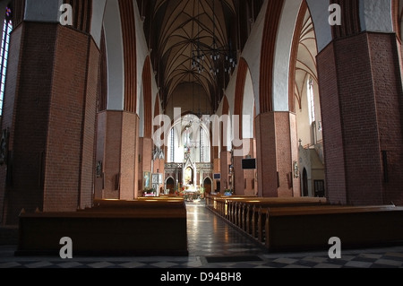Kwidzyn.Poland.Marienwerder. 14. Jahrhundert gotische Backstein-Ordensburg Burg des Deutschen Ordens Stockfoto