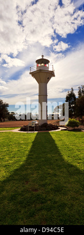 alte historische Gebäude historische Erbe Wallaroo Yorke Peninsula südlich von Australien und Schifffahrtsmuseum Leuchtturm Stockfoto