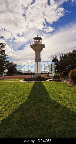 alte historische Gebäude historische Erbe Wallaroo Yorke Peninsula südlich von Australien und Schifffahrtsmuseum Leuchtturm Stockfoto