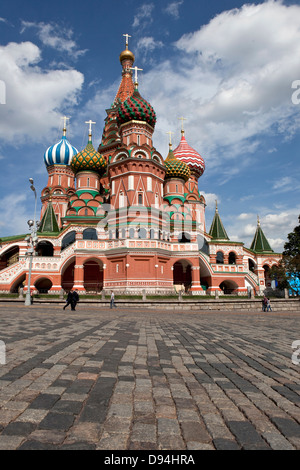 der Heilige Basilius Kathedrale (Kathedrale des Schutzes der Allerheiligsten Gottesgebärerin auf dem Graben), Moskau, Russland Stockfoto