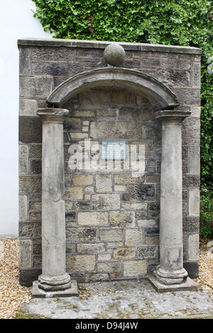 Tor von Thomas Telford gemacht, beim Arbeiten als ein Apprentice Mason in Langholm, Dumfries and Galloway, Schottland. Stockfoto