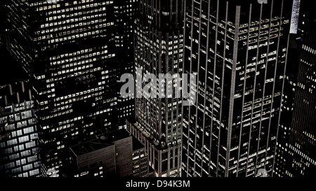 Blick auf Manhattan, New York. Stockfoto