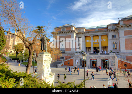 Museo del Prado in Madrid, Spanien. Stockfoto