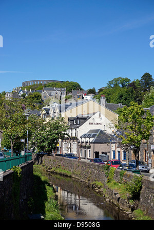 Suche entlang Stevenson Street Richtung McCaig es Torheit in Oban, Argyll und Bute Schottland Stockfoto