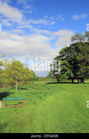 Golfplatz in Hoddom Estates, Annandale, Dumfries and Galloway, Schottland, UK Stockfoto