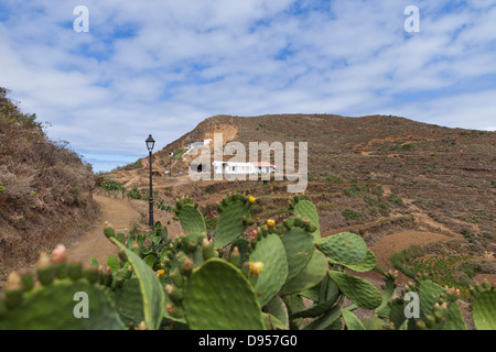 Höhlenwohnungen bei Chinamada im Anaga, Teneriffa, Kanarische Inseln, Spanien. Stockfoto