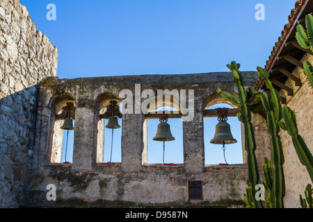 Mission Gründen San Juan Capistrano, Orange County, Kalifornien USA Stockfoto