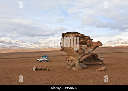 Arbol de Piedra, Salz flache Touren, Altiplano, Südwesten Boliviens Stockfoto