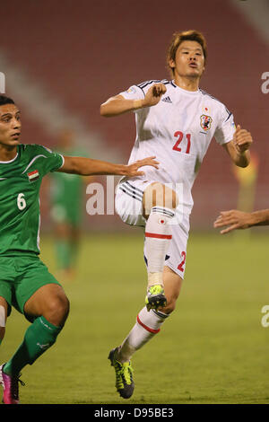 Hiroki Sakai (JPN), 11. Juni 2013 - Fußball / Fußball: FIFA WM Brasilien 2014 asiatische Qualifikation Finale Runde Gruppe B zwischen Irak 0-1 Japan Al-Arabi Stadium, Doha, Katar.  (Foto von YUTAKA/AFLO SPORT) Stockfoto