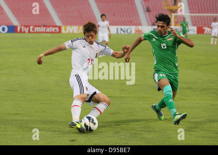 Hiroki Sakai (JPN), 11. Juni 2013 - Fußball / Fußball: FIFA WM Brasilien 2014 asiatische Qualifikation Finale Runde Gruppe B zwischen Irak 0-1 Japan Al-Arabi Stadium, Doha, Katar.  (Foto von YUTAKA/AFLO SPORT) Stockfoto