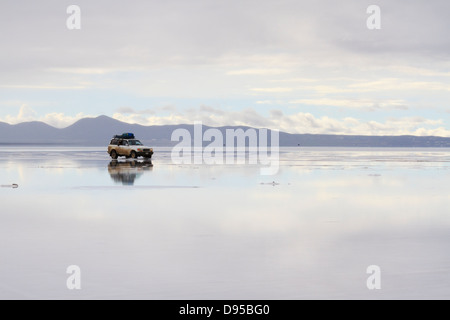 Salar de Uyuni, Salz flache Touren, Altiplano, Südwesten Boliviens Stockfoto