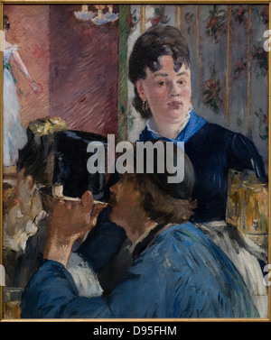 Edouard Manet La Serveuse de Bocks - Kellnerin Bocks 1878 / 79 XIX th Jahrhundert Französisch Schule Musée d ' Orsay-Paris Stockfoto