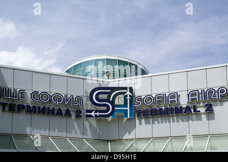 Terminal 2 Flughafen Sofia Bulgarien Stockfoto