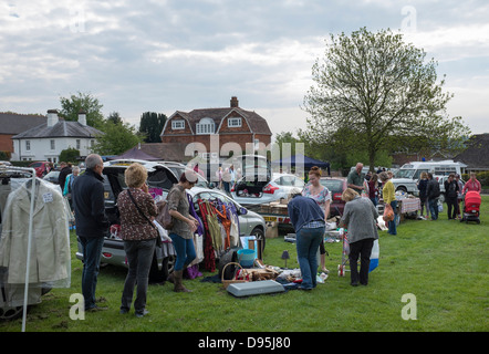 Flohmarkt am Marlborough Common Stockfoto