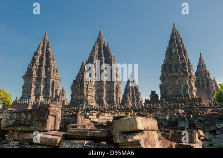 Prambanan-Tempel, Java, Indonesien Stockfoto