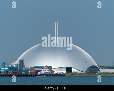 Marchwood Energy-from-Waste-Anlage die Anlage brennen 165.000 Tonnen Hausmüll schwarze Tasche Abfall pro Jahr herzustellen 17 MW Stockfoto