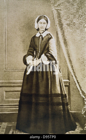 Florence Nightingale (1820-1910) englische Krankenschwester, Statistiker und Krankenhaus Reformer. Aus einem Foto Stockfoto