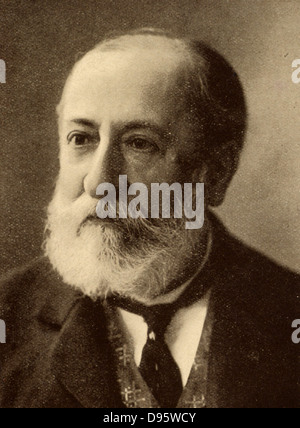 Camille Saint-Saens (1835-1921) französischer Komponist, Organist und Musikkritiker.  Halbton, 1902. Stockfoto