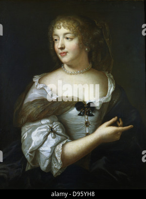 Madame de Sevigne (1626-1696). Französischer Höfling und schreiben Schriftsteller. Porträt von Claude Lefebvre c1665. Carnavalet, Paris. Stockfoto