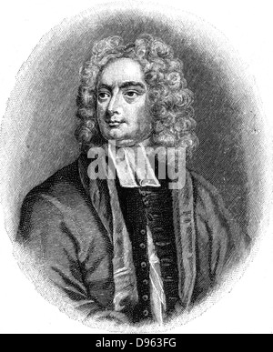 Sterblichen Satiriker Jonathan Swift (1667-1745), Dichter und Kleriker. Gravur. Stockfoto