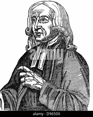 John Wesley (1703-1791) englische Nonkonformist Prediger. Gründer des Methodismus. Holzschnitt 1832. Stockfoto