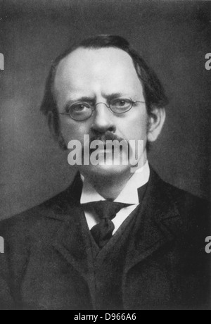 (JJ) Joseph John Thomson (1856-1940) britischer Physiker: Entdecker von Elektron und Pionier der Kernphysik. Von Foto pre-1916. Stockfoto