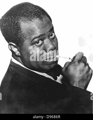 (Satchmo) Louis Armstrong (c1898-1971) US-amerikanischer jazz-Trompeter und Sänger. Foto Stockfoto